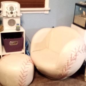 Kids baseball chair